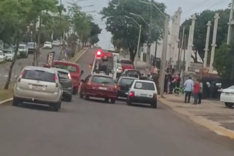 Criança é atropelada por motocicleta na faixa de segurança em Três Passos