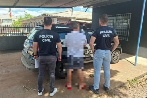 Prisão preventiva é cumprida durante a Operação Mulher Segura em Horizontina