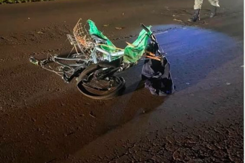 Ciclista de 77 anos morre em acidente na ERS-317, em Coronel Bicaco; motorista deixou o local