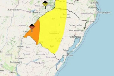 Após tempo firme pela manhã, chuva volta ao RS com alertas para tempestade nesta terça