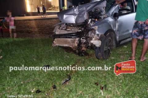 Saída de pista deixa motorista ferido na RS-210, em Boa Vista do Buricá