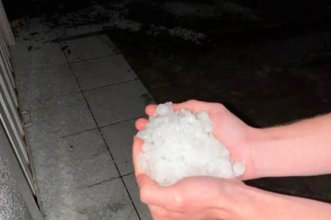 Chuva de granizo atinge Boa Vista das Missões