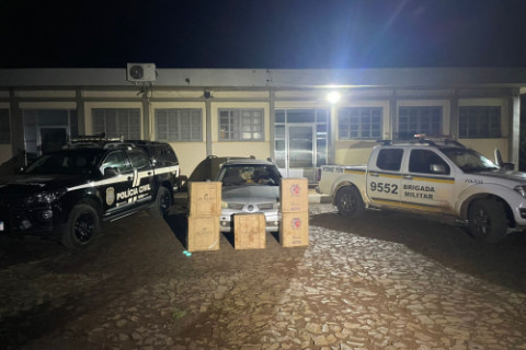 Cigarros de origem estrangeira foram apreendidos em Crissiumal