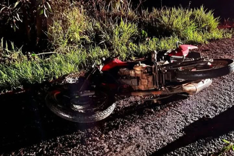 MOTOCICLISTA MORRE EM ACIDENTE EM SANTO AUGUSTO