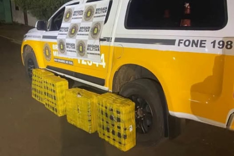 Cerca de 100 KG de maconha são apreendidos em Coronel Bicaco