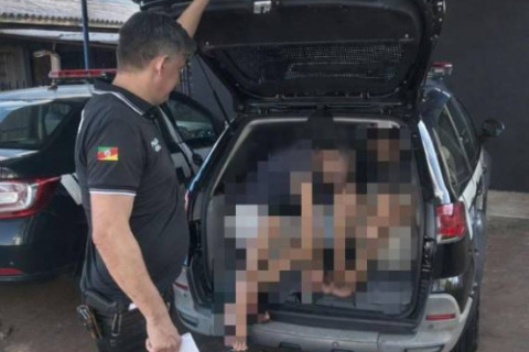 Polícia Civil cumpre dois mandados de prisão em Horizontina com apoio da Brigada Militar