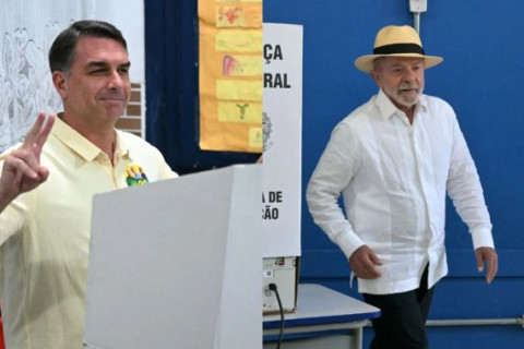 Flávio Bolsonaro e Lula disputarão o 2º turno das eleições para presidente do Brasil