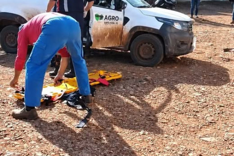 Colisão entre Fiat Strada e Toyota Hilux deixa uma pessoa morta na ERS-344, em Tuparendi