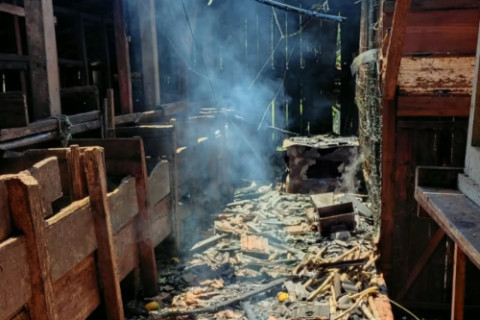 Incêndio em galpão é registrado no interior de Três Passos